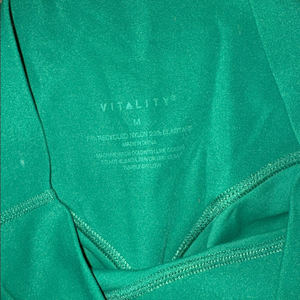 😊Vitality Teal Performance Flare Leggings. SMALL/LONG - Picture 2 of 5